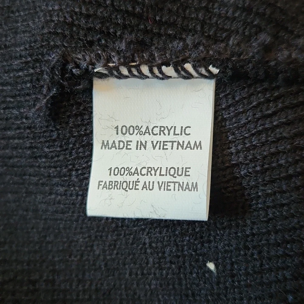 NWOT Big O Tires Winter Beanie Hat Black Red Gorpcore Ski Snow - Picture 6 of 7